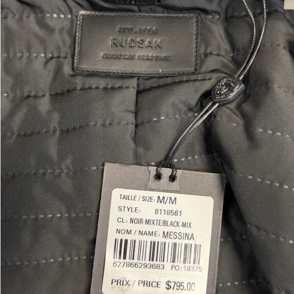 Rudsak NWT Wool Coat Size Medium - Picture 5 of 7